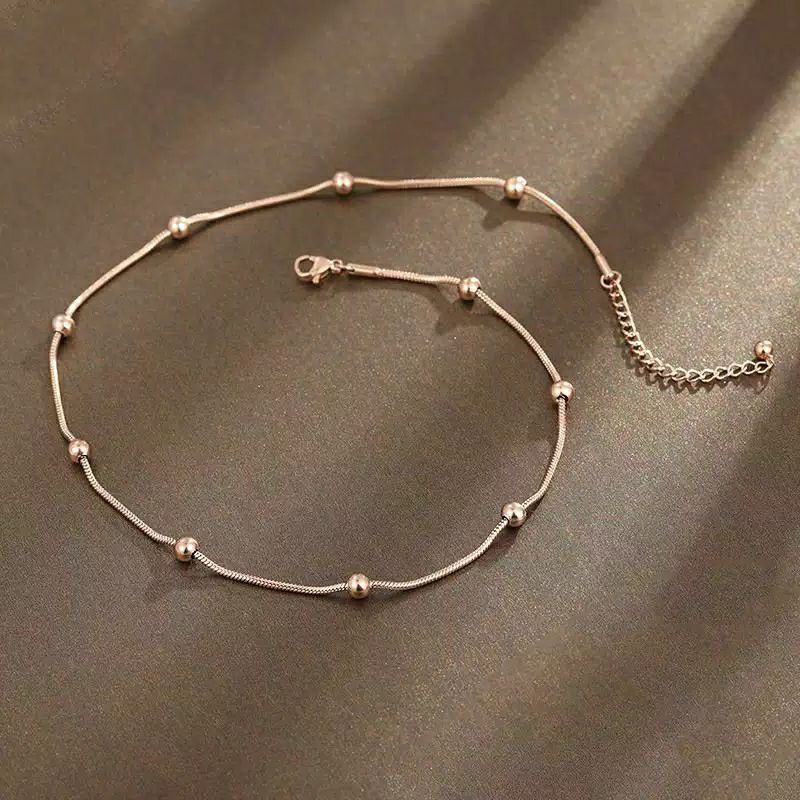 GG Kalung Kekinian Bulat Kecil Titanium#KL-JDAR