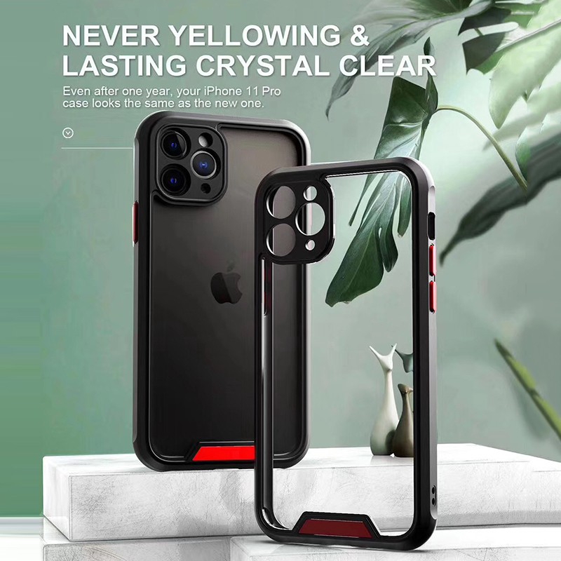 Hard Case Akrilik Transparan shockproof Cover iphone 11