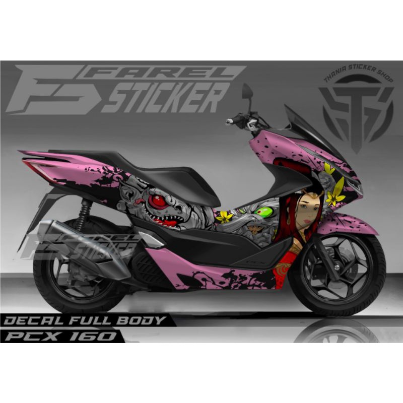 Decal PCX 160 Full body Sticker Variasi PCX 160
