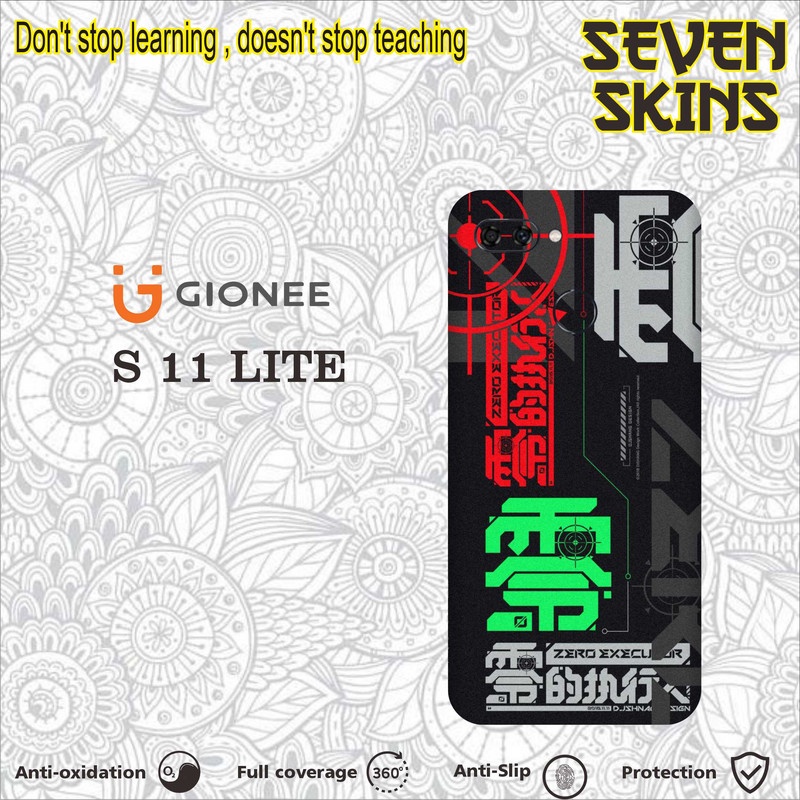SKIN HANDPHONE DAPAT 2 PCS  GIONEE S11 LITE ZERO