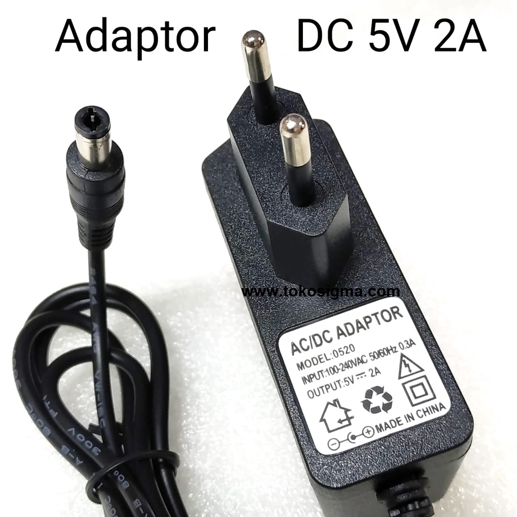 Adaptor AC to DC 5V 2A Power Switching Splitter Extender Konverter HDMI 2000mA jek 5.5x2.5mm