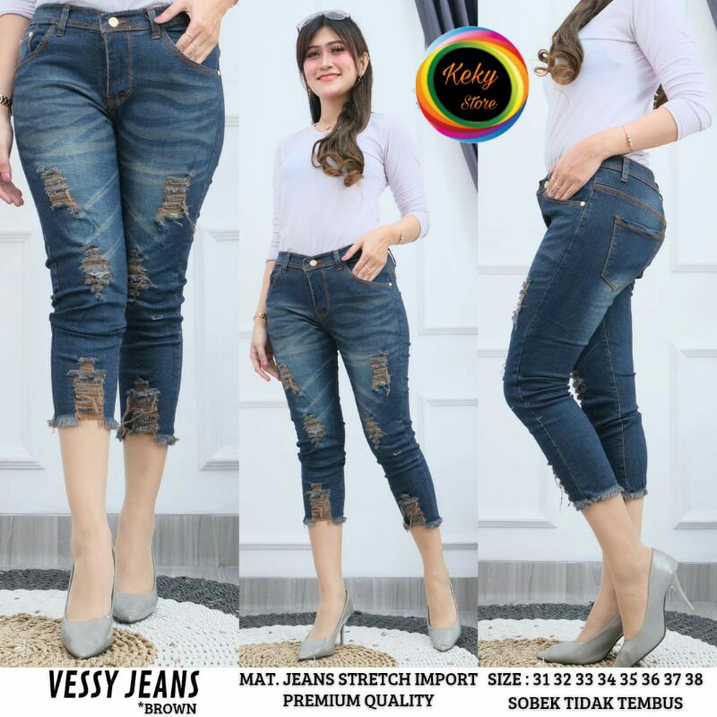 CELANA Jeans kekinian Jeans strtch Import