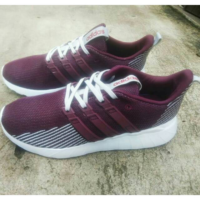 adidas questar flow burgundy