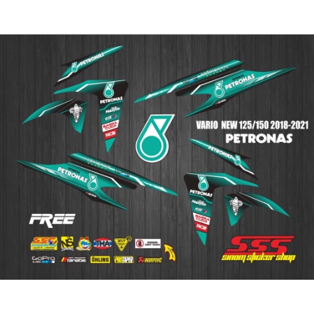 Striping Variasi Vario 125150 2018 Petronas
