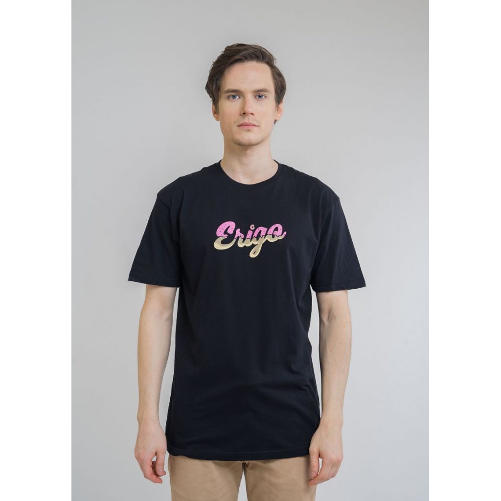 Erigo T-Shirt Basic Donuts Black | Shopee Indonesia