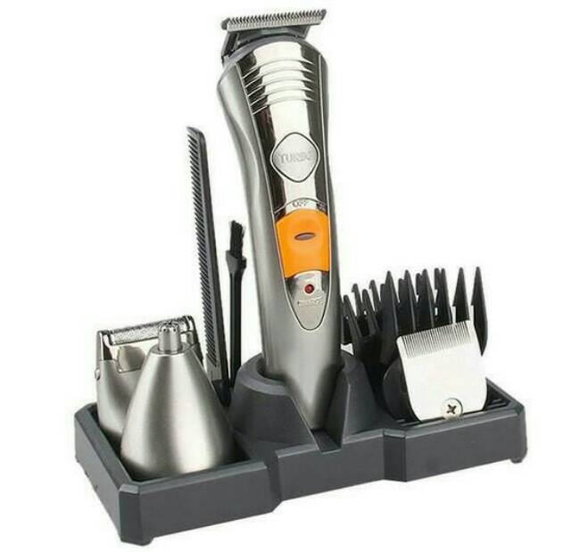 HAIR CLIPPER Alat Cukur Grooming Kit 7 In 1 Rechargeable (TP)