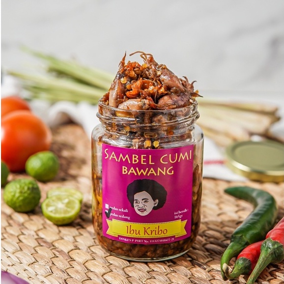 

SAMBEL CUMI BAWANG Sambal Ibu Kribo Khas Bogor (Pedas Sedang)