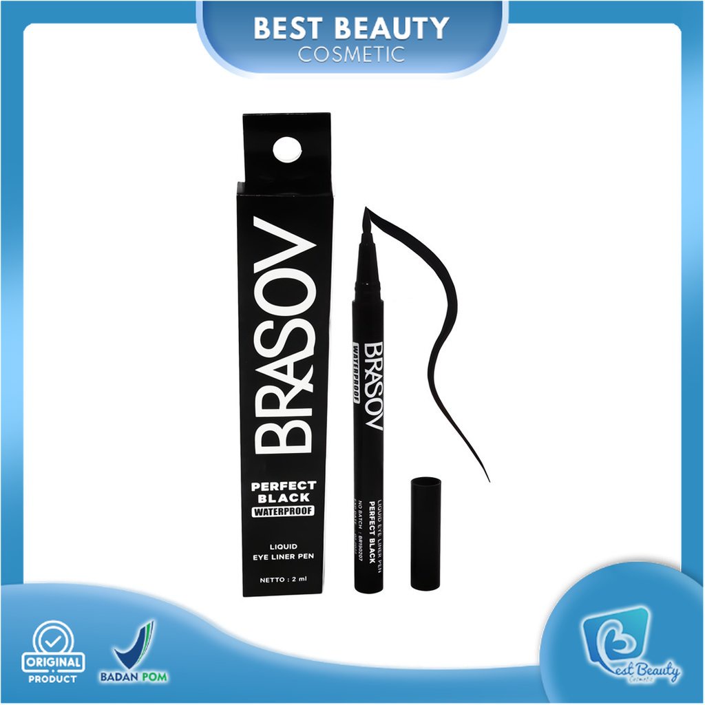 ★ BB ★ BRASOV Perfect Black Waterproof Eyeliner Pen | Eyeliner