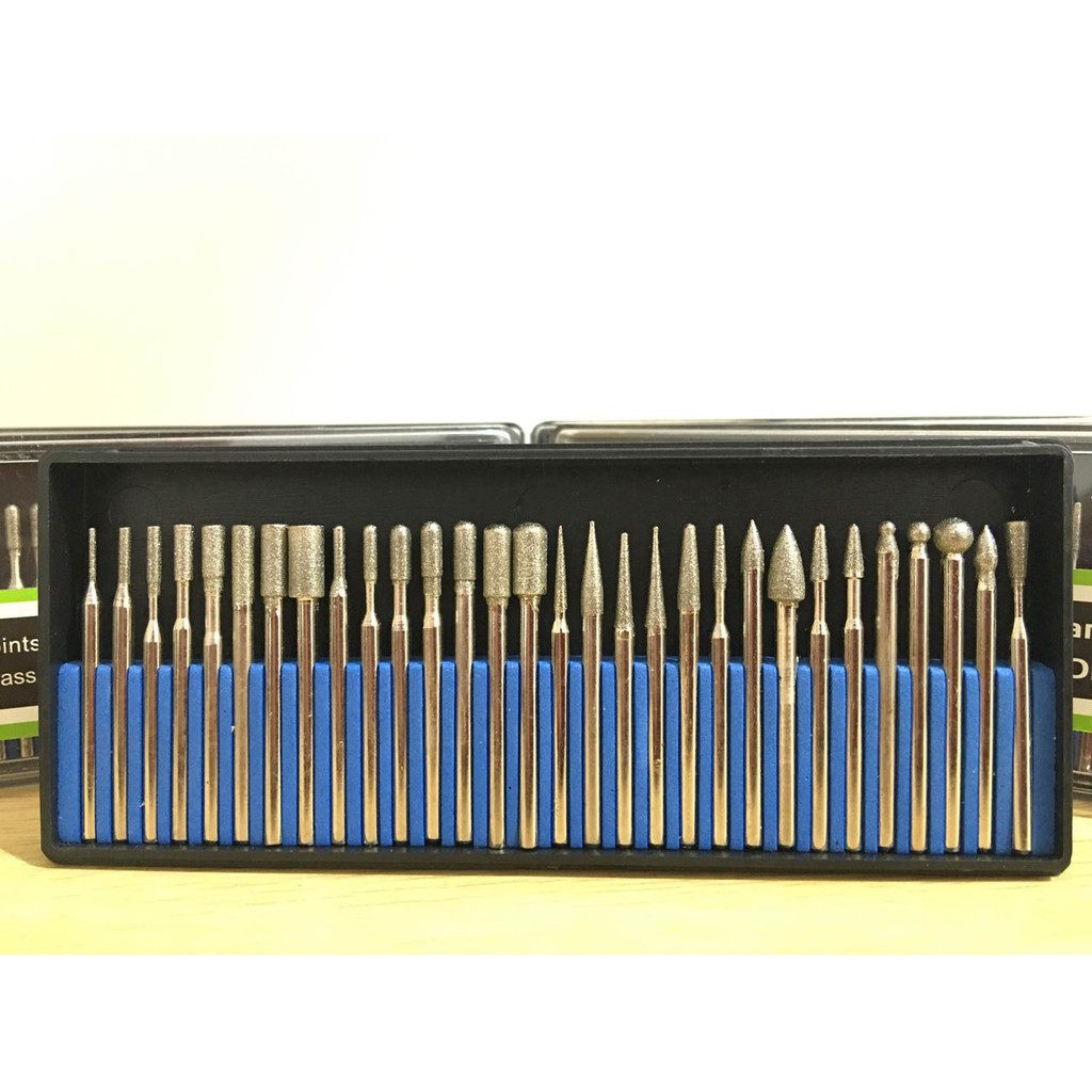 Mata bor ukir mini grinder ukir kayu besi metal batu kaca akrilik besi set 30 pcs 20 pcs 10 pcs Kent