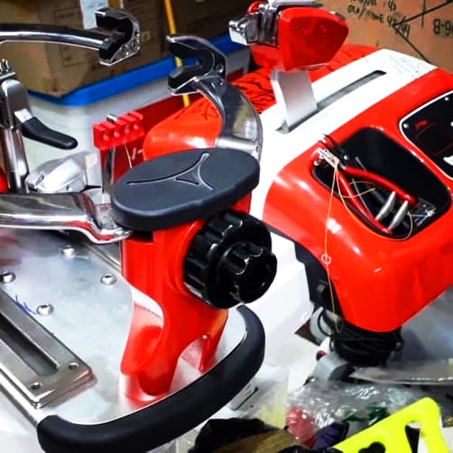 Pasang Senar Raket Mesin Digital Adha Sport Badminton