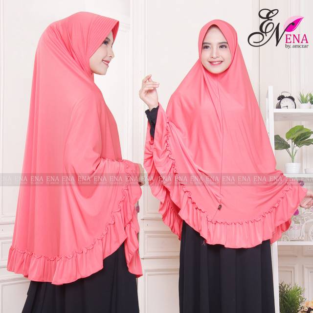 GS. Bergo Hijab ENA Rempel Jumbo Jersey