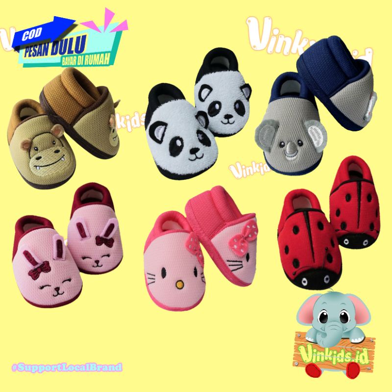 Sepatu Bayi Laki Laki Perempuan / 0 - 12 bulan / sepatu bayi cowok cewek / prewalker / sepatu prewalker / sepatu bayi karakter karakter