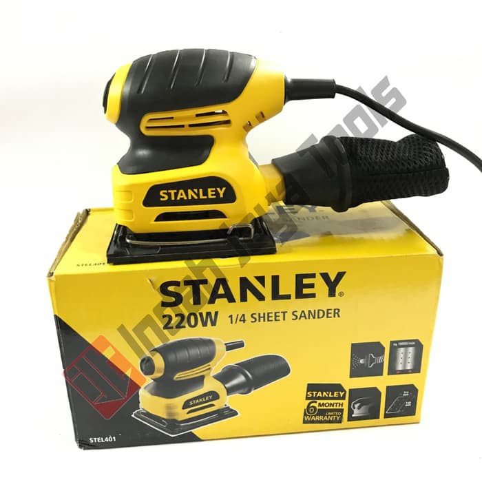 STANLEY Mesin Amplas Sander STEL401 Persegi Kotak - orbital sander