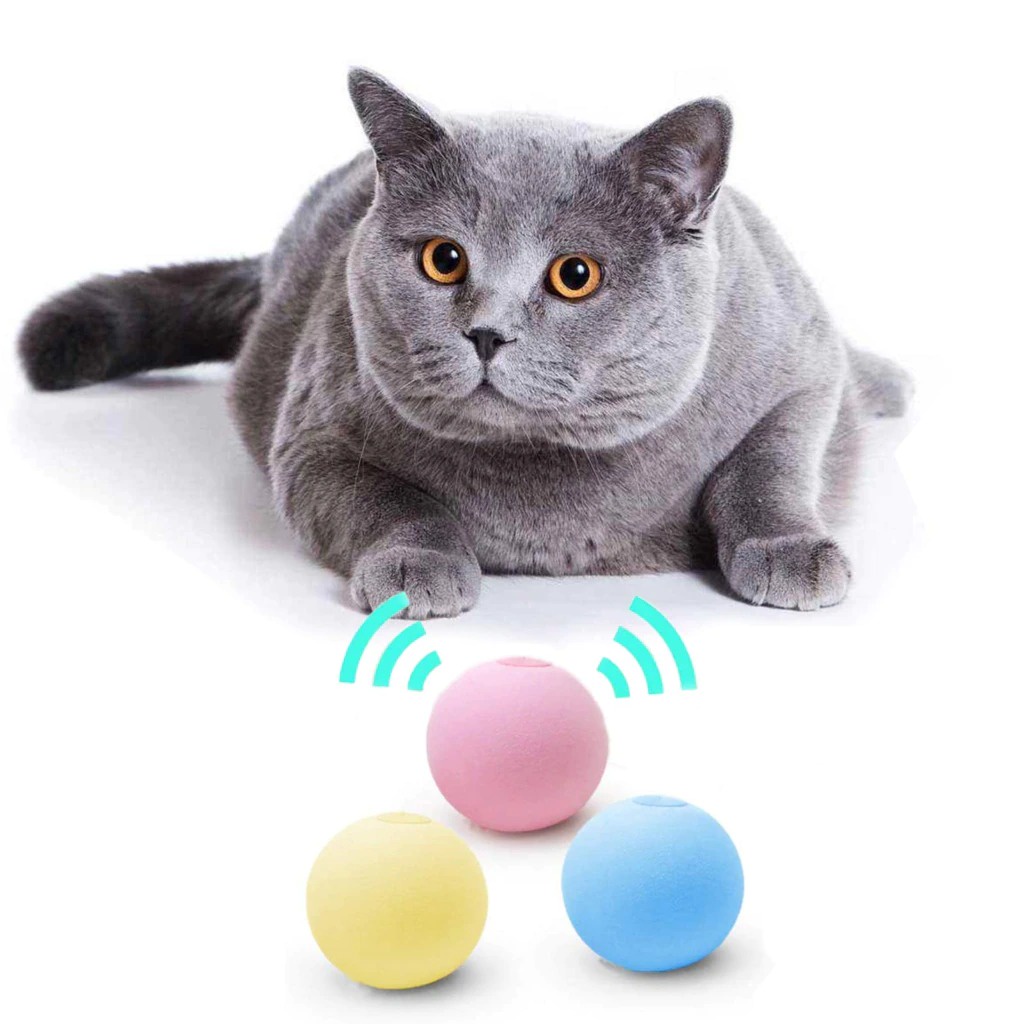 Pet Gravity Mainan Kucing Bola Aroma Catnip Ball Frog Sound