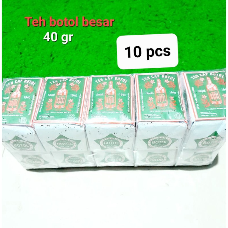 Teh Tubruk Cap Botol Besar 40 gr 1pack (10 pcs )