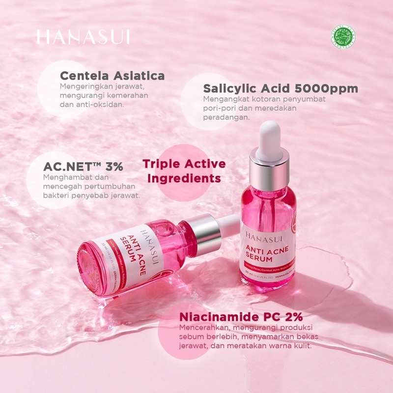 SERUM ANTI ACNE HANASUI (NEW LOOK &amp; IMPROVED FORMULA)