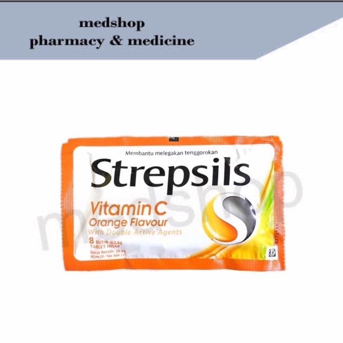 

Permen Strepsils Vitamin C Sachet 8s