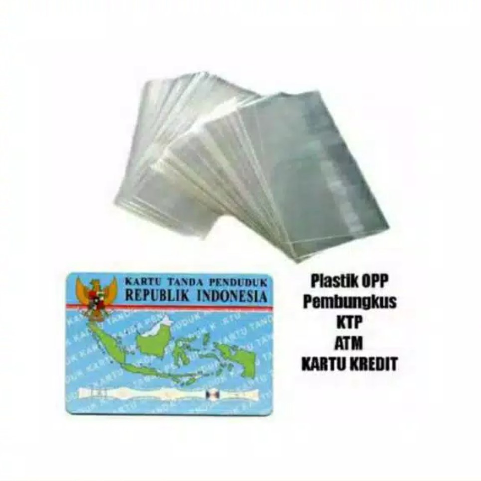 

CARD HOLDER PLASTIK KTP / KARTU 1PCS