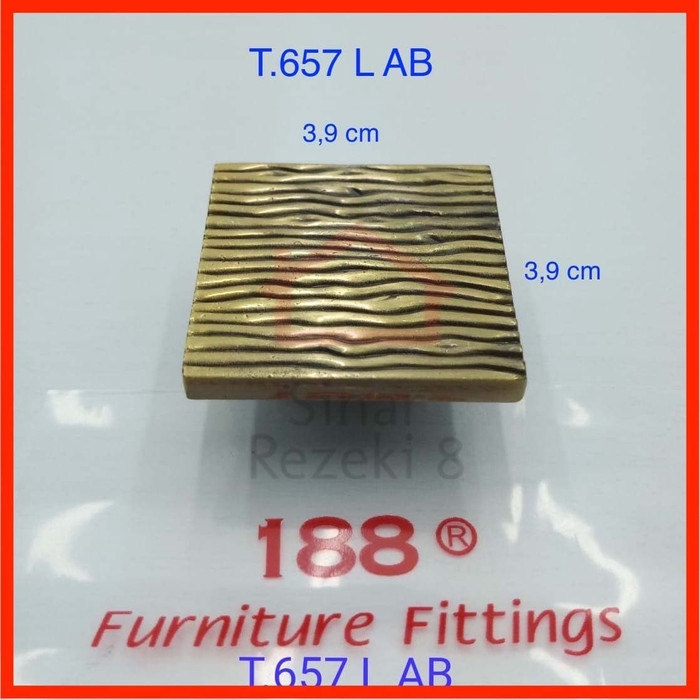 Tarikan 657 Kotak Handle Laci Pintu Lemari Antik Gold Vintage Klasik Emas