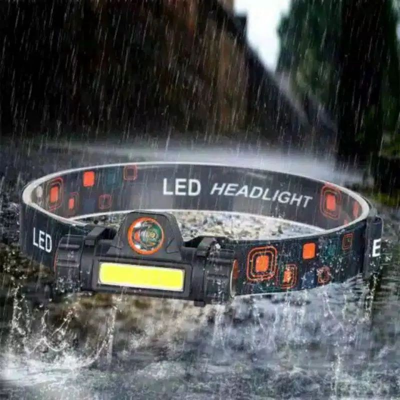 headlamp led charger senter kepala gunung survival pantai lampu
