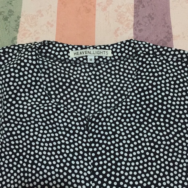 Black for dima dress by Heaven Light (HL) polka Uk M
