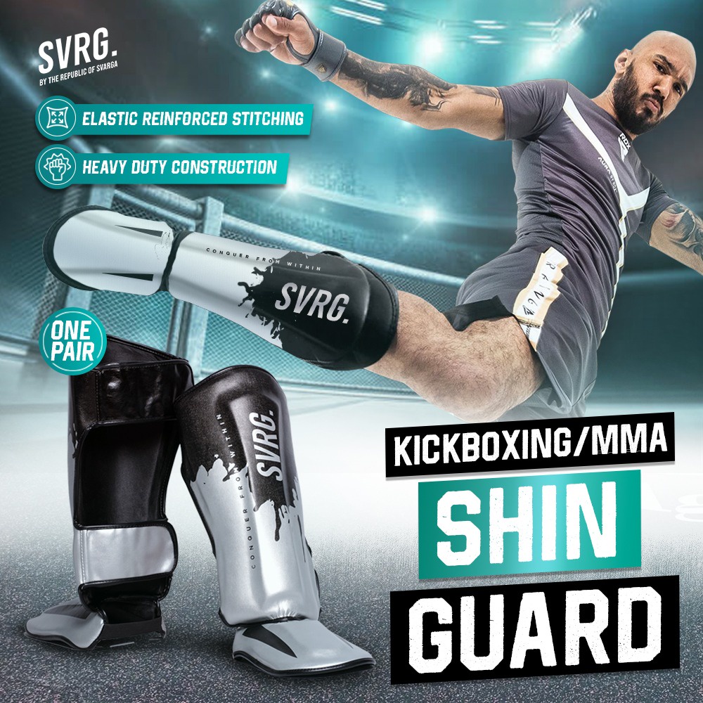 Svarga Shin Guard - Pelindung Kaki – Deker Muay Thai – Kickboxing