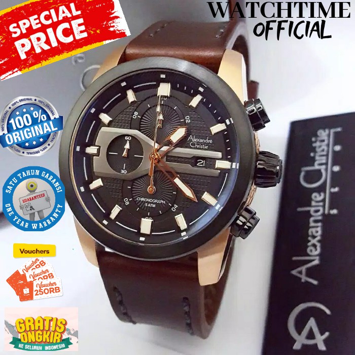JAM TANGAN PRIA ALEXANDRE CHRISTIE ORI JAM TANGAN COWOK AC ORIGINAL ARLOJI PRIA COWOK AC GARANSI