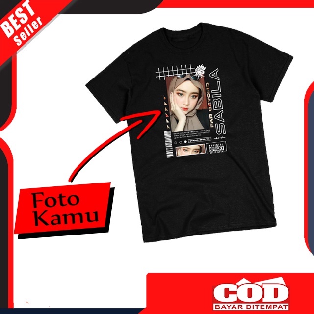 kaos custom foto aesthetic kaos custom distro kaos custom premium cewek cowok kaos couple keren