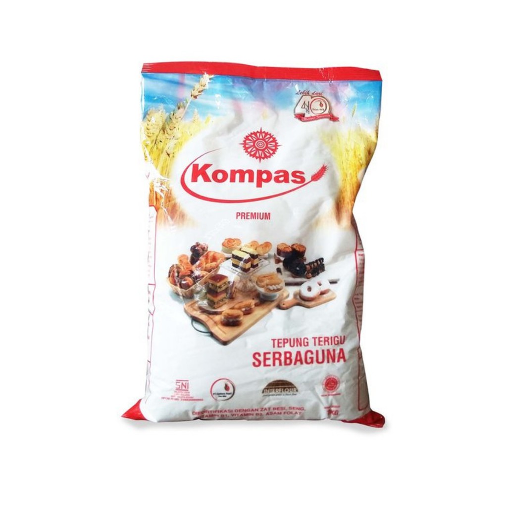 

Tepung Terigu Kompas 1 dus (10x1kg)
