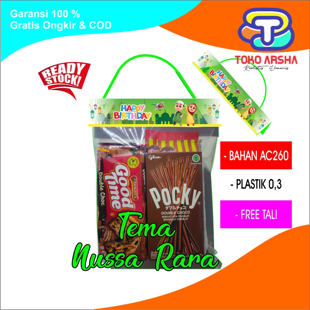 

bag tas snack ulang tahun goodiebag Toko Arsha