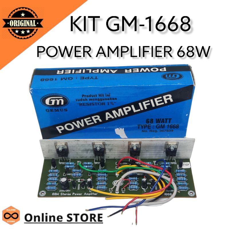 KIT GM 1668 KIT POWER AMPLIFIER 68W