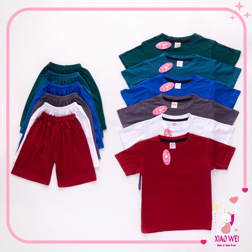 Setelan Anak Bahan Premium Unisex / Baju Anak anak/ Pakaian Anak / Baju Bayi / Setelan Bayi/ Setelan Anak Laki Laki / Kaos Anak / 0 - 8 Tahun