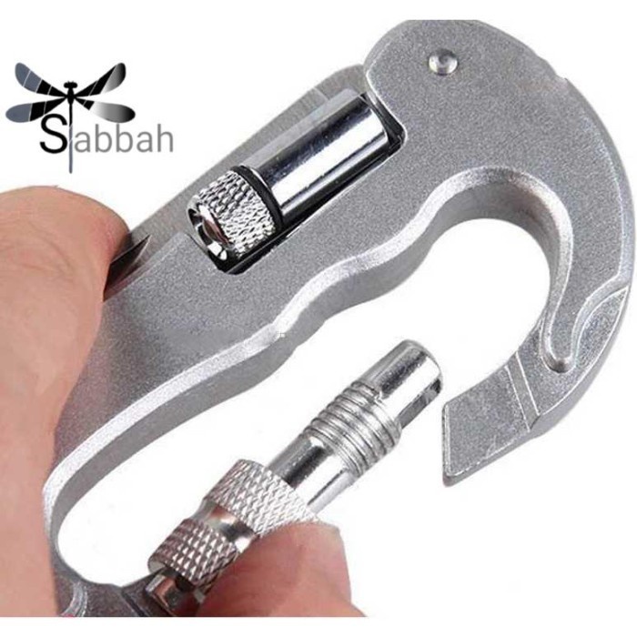 Carabiner Pisau Lipat Portable Knife Mountaineering Multifungsi