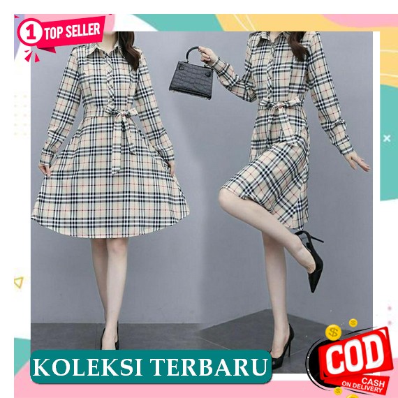 Baju Dress Wanita Cewe Kerja Gereja Gaun Kondangan Pesta Pernikahan Im Dress Bbr Miora