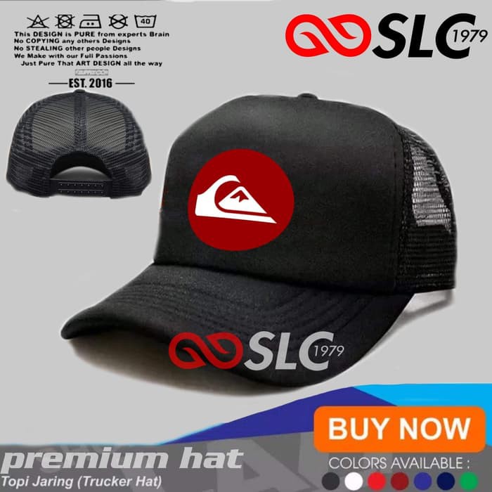 Topi Sepeda Bahan Fleece Tahan Angin Untuk Pria Dan  KF608  Jaring Trucker Premium Quiksilver C59 -