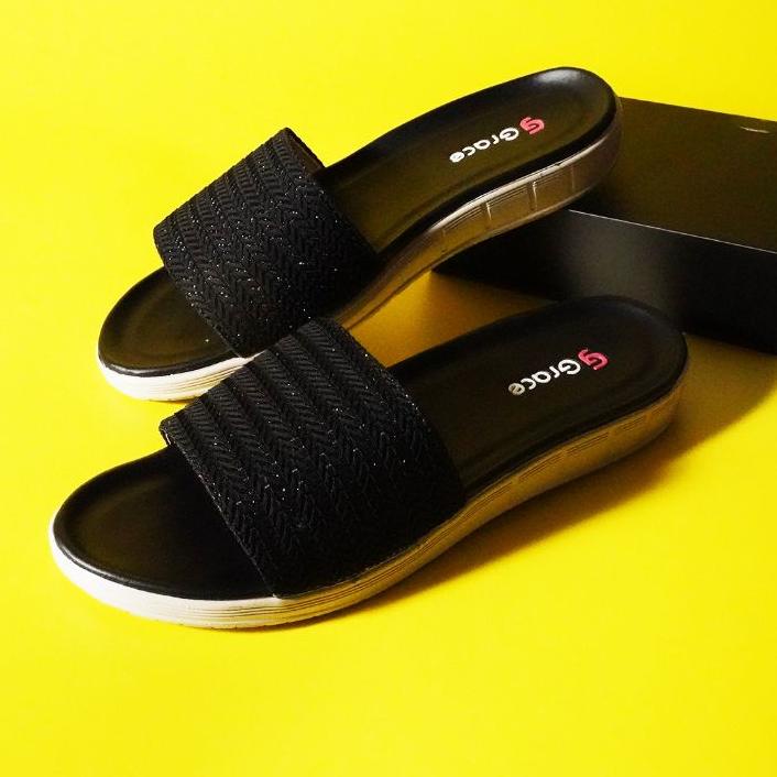 ❀ Grace [candy]/sandal rajut selop wanita/sandal tali dixie rajut/sendal selop kokop rajut blink mur