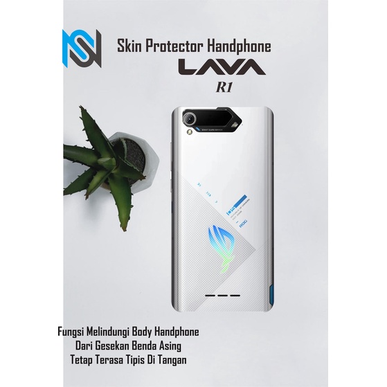 Isi 2pcs Garskin Hp Lava R1 Motif rog - Free Custom Motif