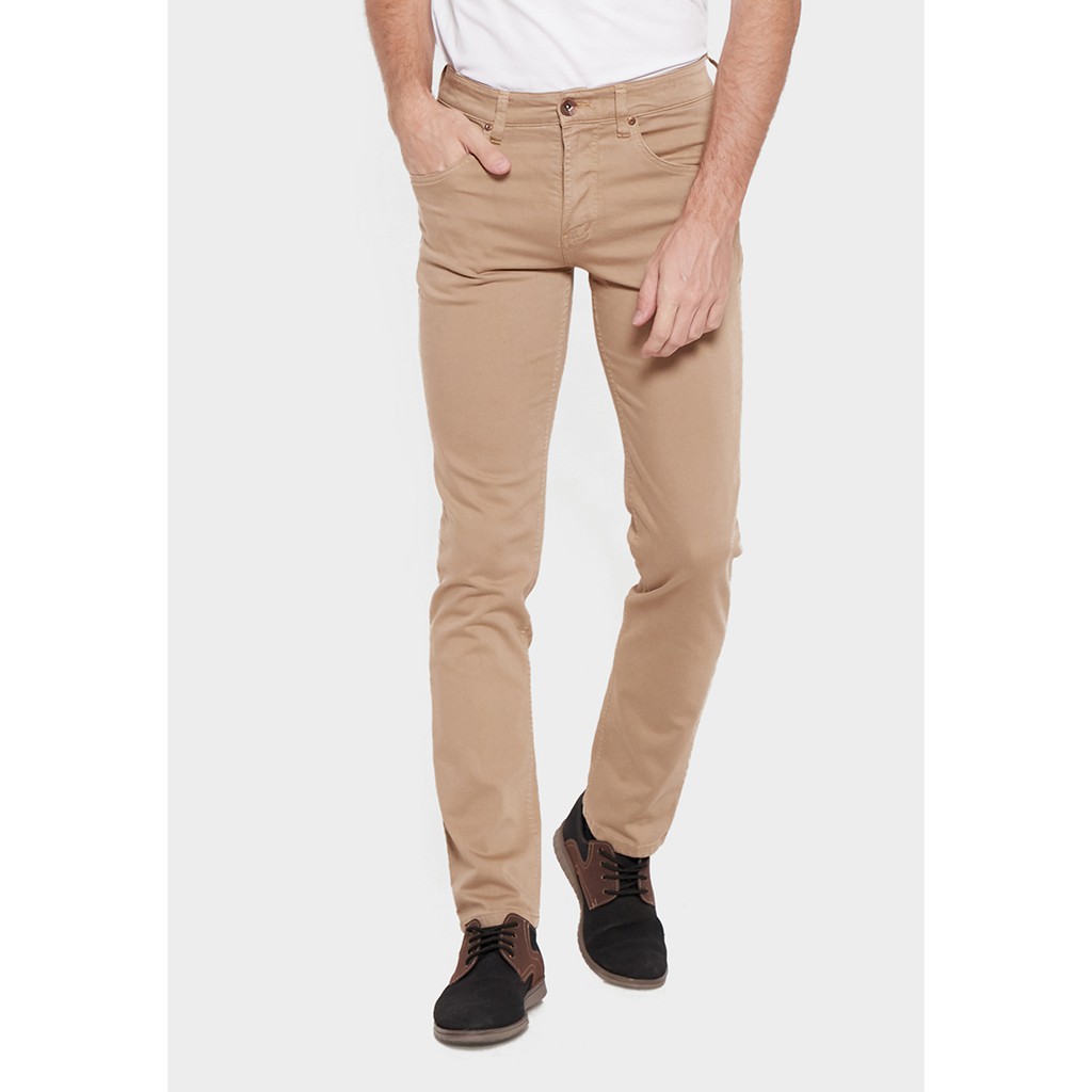 JBBoss Celana Panjang Chinos Cotton Soft Stretch Regular Fit (Beige) / Ramayana Jatinegara