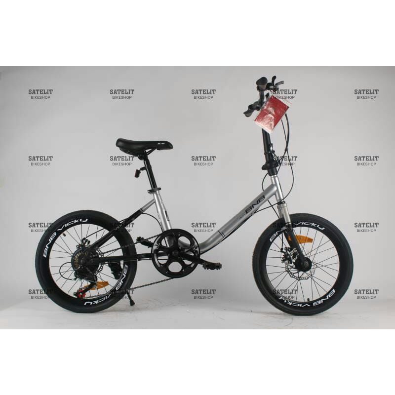 Sepeda Ukuran 20 Sakoni Supreme Minivelo Minion BnB Vicky 7 Speed Rem Cakram Sepeda Minivelo Minion-BNB - Grey