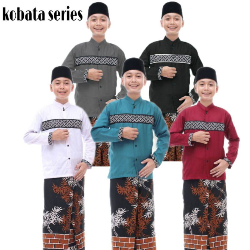 Kemeja Koko Anak Tanggung usia 10 - 13 Tahun / Baju Muslim anak laki-laki / Baju koko / Baju Koko putih