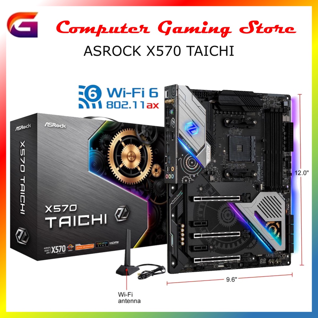ASRock X570 TAICHI AM4 ATX AMD Motherboard