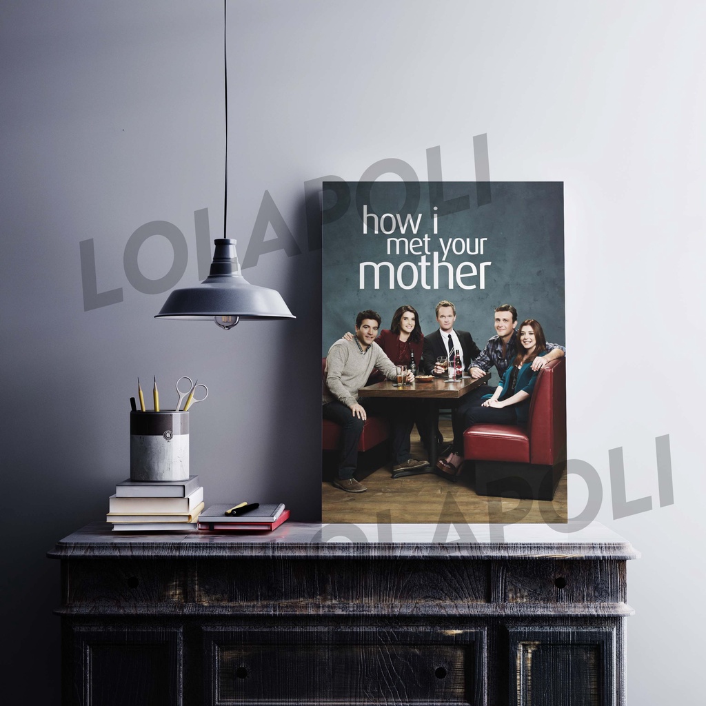 Hiasan Dinding Poster Kayu - How I Met Your Mother