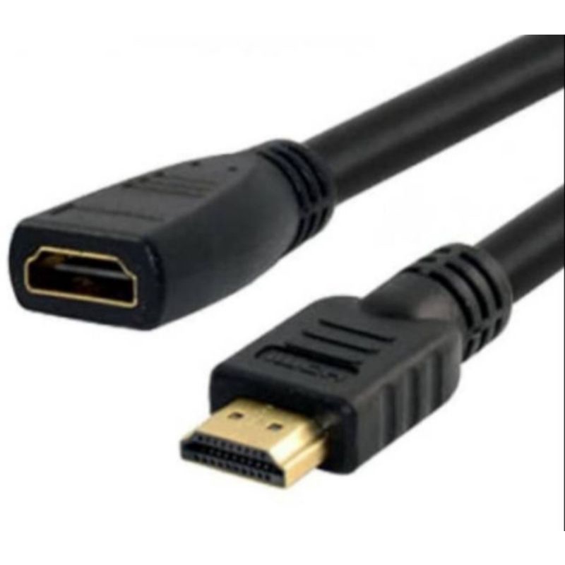 kabel hdmi male to female gold hdmi f to m 30cm
