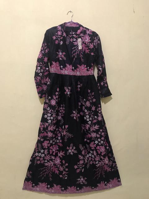 Gamis Etnik Batik Solo Busui Friendly Murah Ukuran Allsizr Fit Jumbo