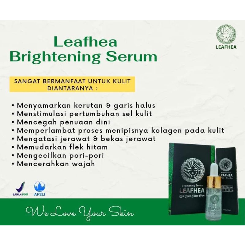 Serum+Sabun/Leafhea/1paket