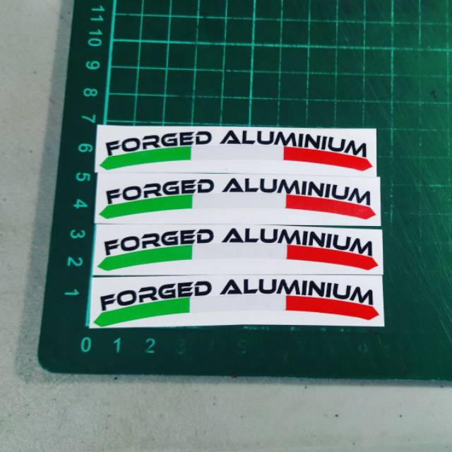 

Sticker Cutting Forged Aluminium isi 4 pcs