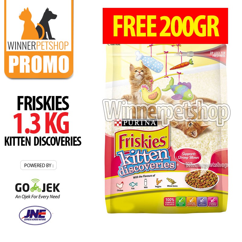 Friskies Kitten Discoveries 1,1 Kg Makanan Kucing catfood friskies cat