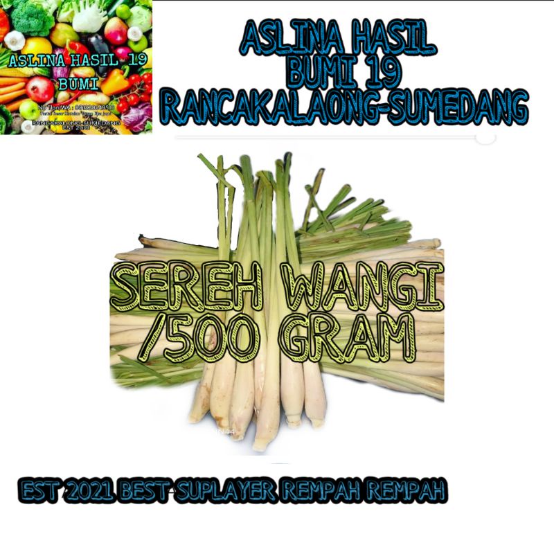 

SEREH WANGI 500GRAM