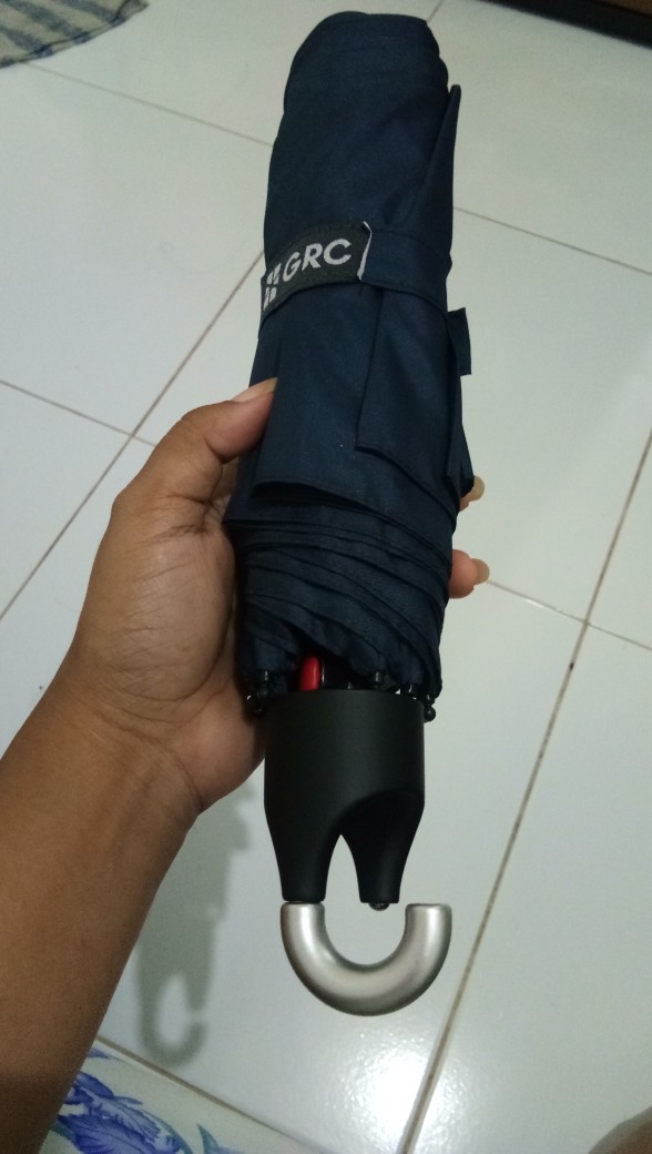 Jktumbrella / Payung Lipat 3 Travelling Polos Warna / Grc - 72003