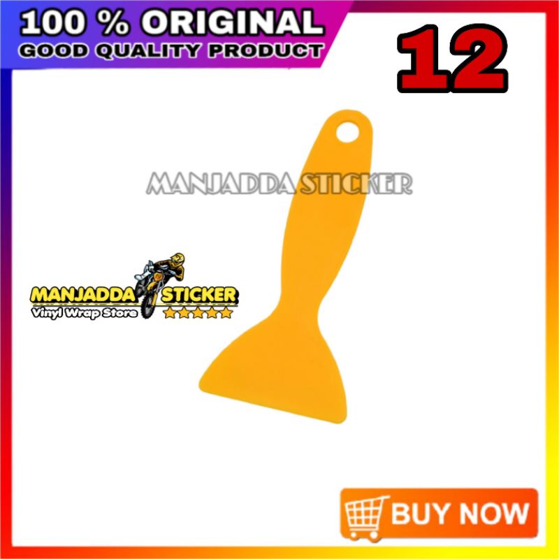 RAKEL SCRAPER ALAT BANTU PASANG STIKER SKOTLET MOTOR KACA FILM WALL STICKER ANTI BARET
